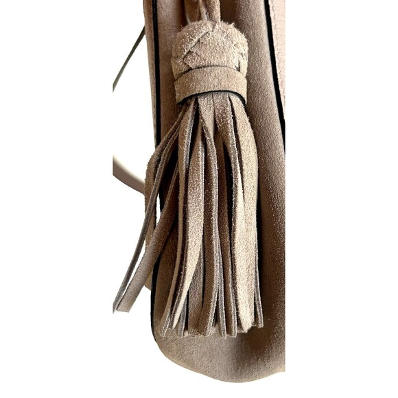 KATE SPADE Pratt Street Rianne Leather Crossbody Purse Bag W/Suede Blush Color - Picture 8 of 15